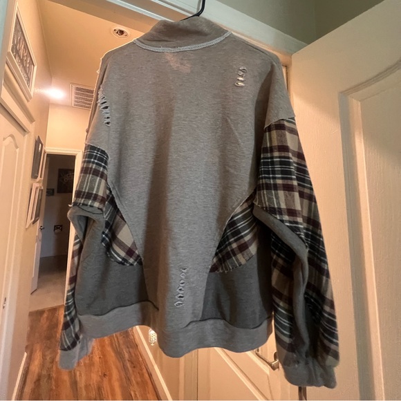 BKE Tan Knit Quarter-Zip Sweater - Picture 2 of 3